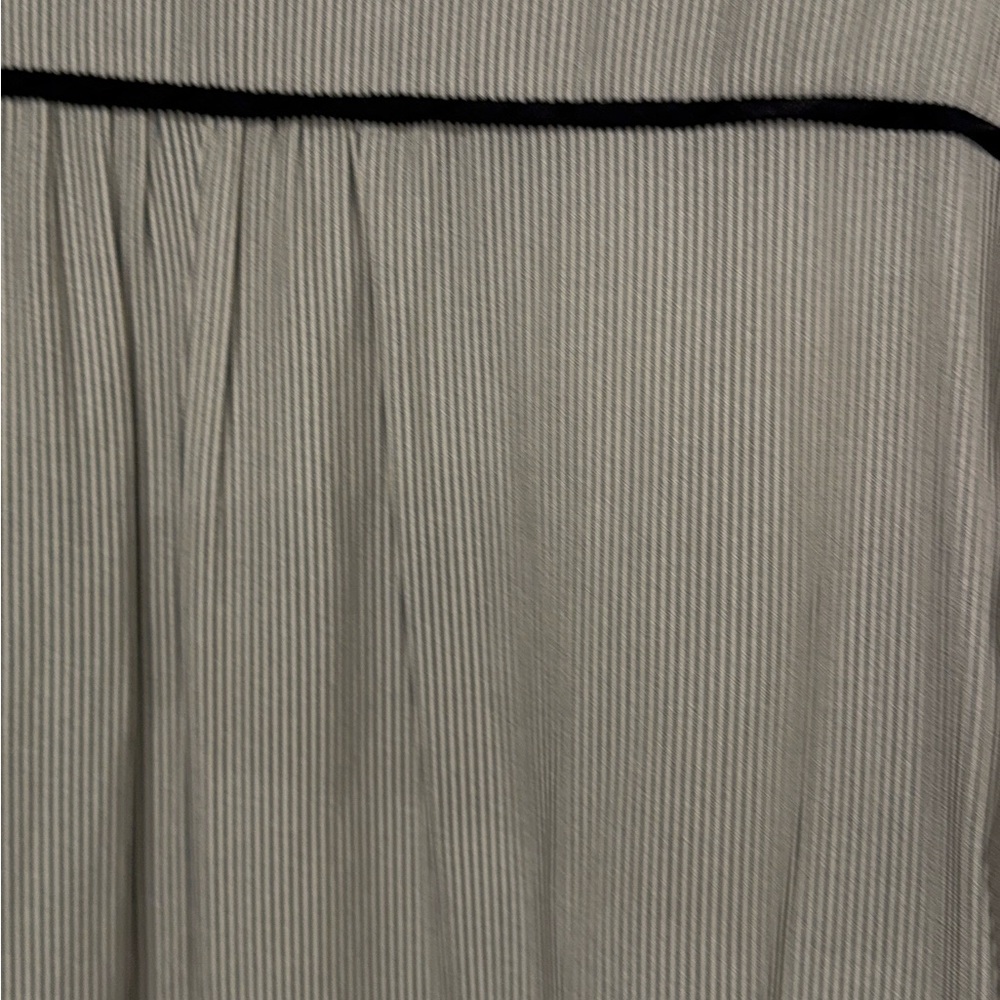 Free People Pebble Crepe "Free Bird" Stripe Top black stripe - Picture 11 of 14